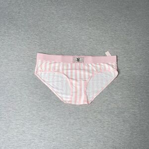 Victoria's Secret Logo Shine Patch Cotton Hiphugger Panty
